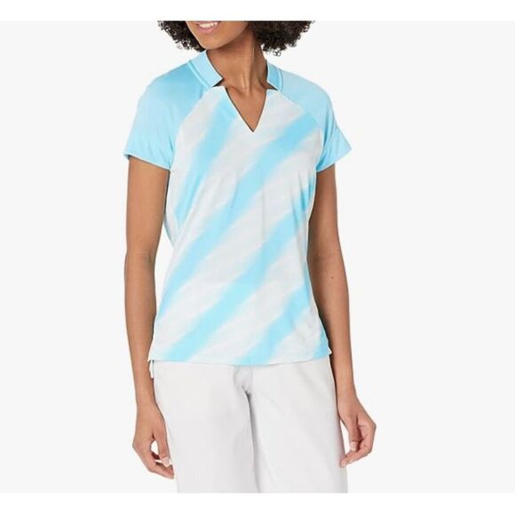 $75 adidas Women's Heat.rdy Short Sleeve Golf Polo Shirt size medium m10 - Picture 1 of 5